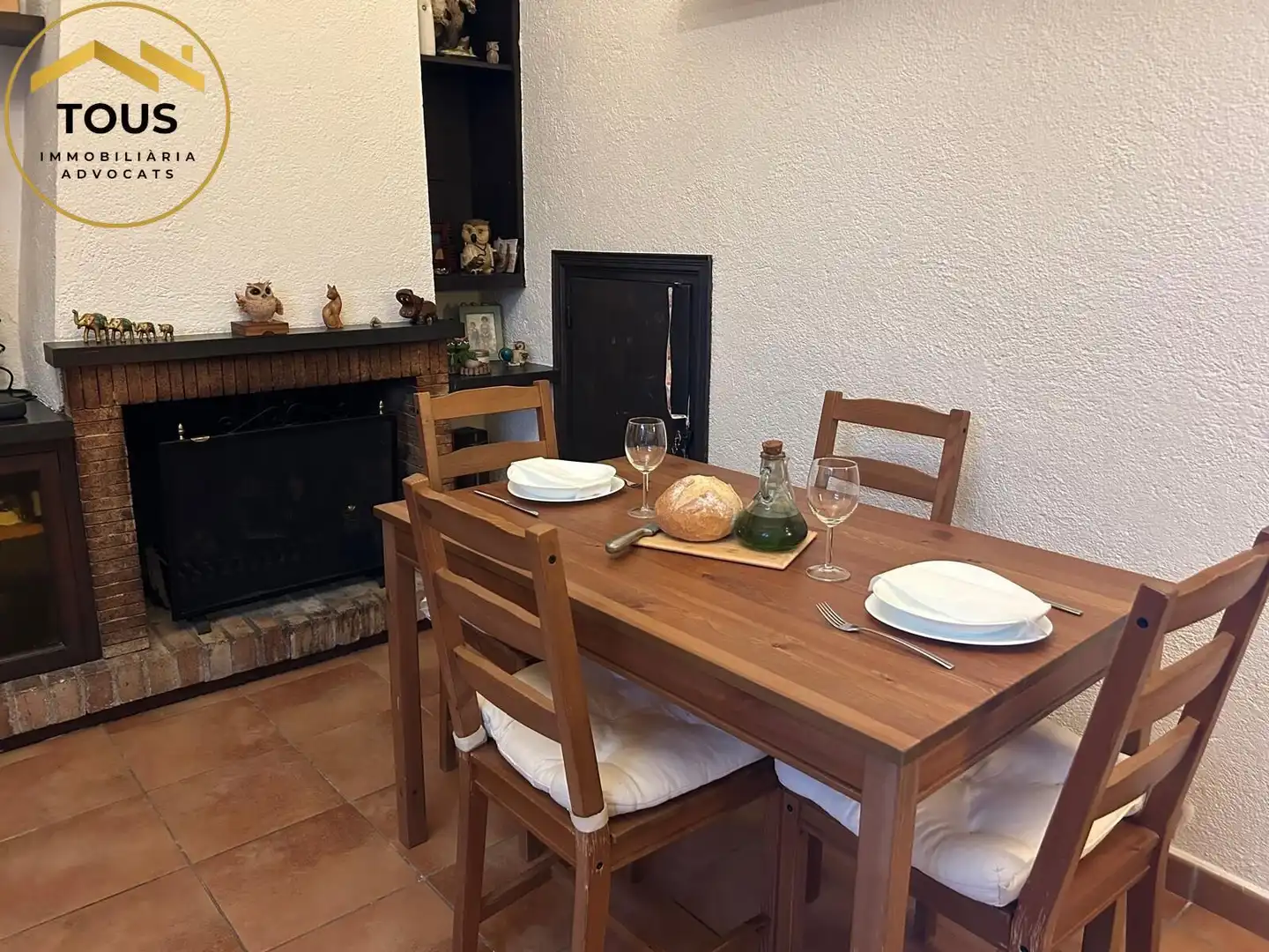 Comedor de Finca rústica en venta en Vilassar de Dalt con Calefacción y Terraza