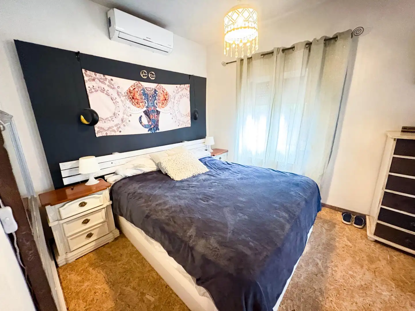 Habitación de Casa o chalet en venta en Tibi con Aire acondicionado, Calefacción y Jardín privado