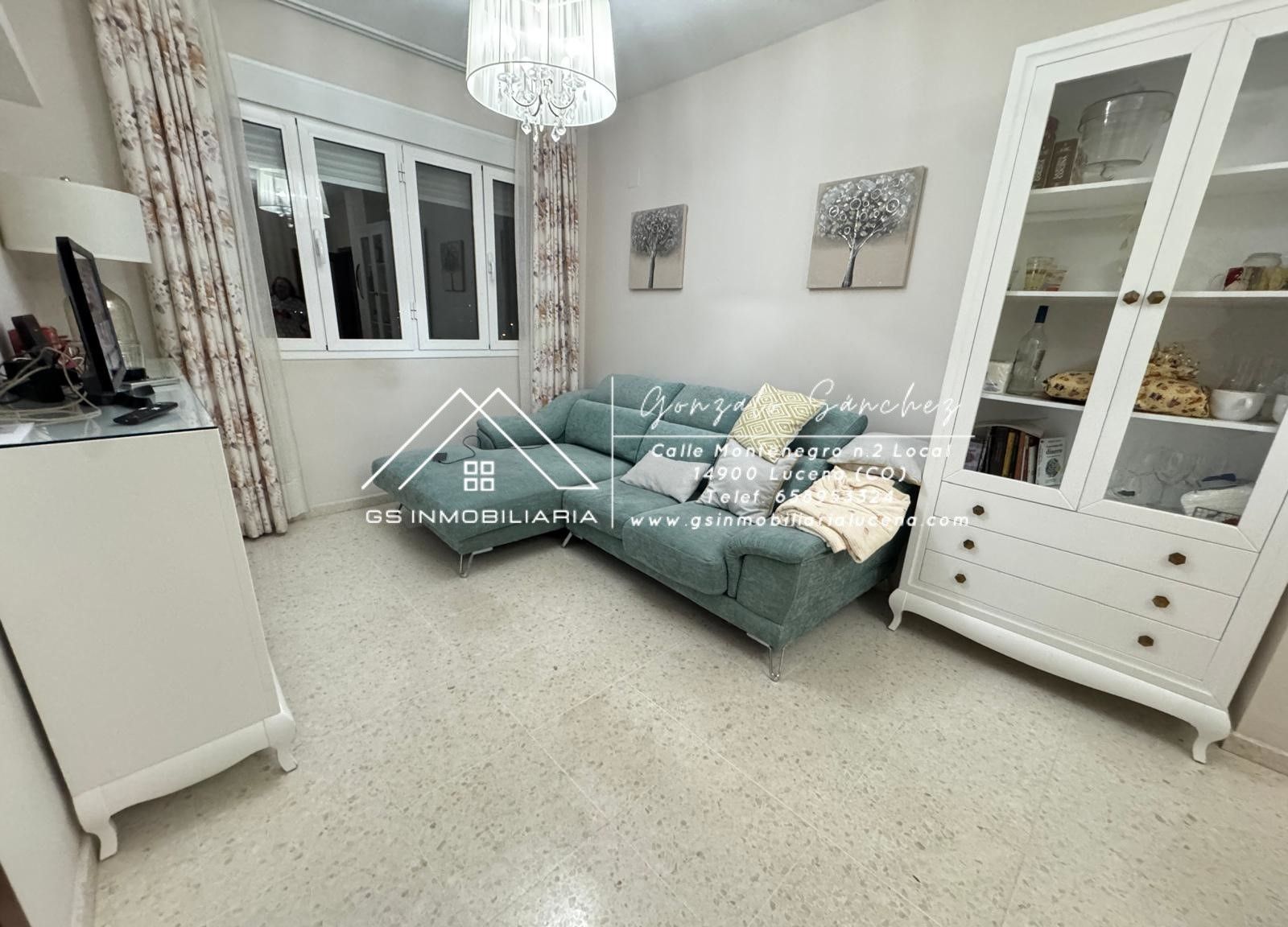 Sala d'estar de Pis en venda en Lucena amb Aire condicionat i Traster