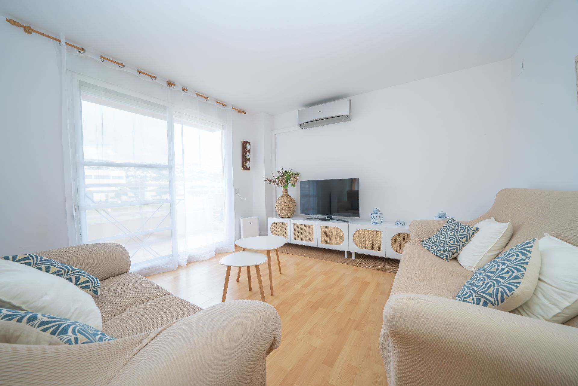 Sala d'estar de Apartament en venda en Jávea / Xàbia amb Aire condicionat, Calefacció i Terrassa