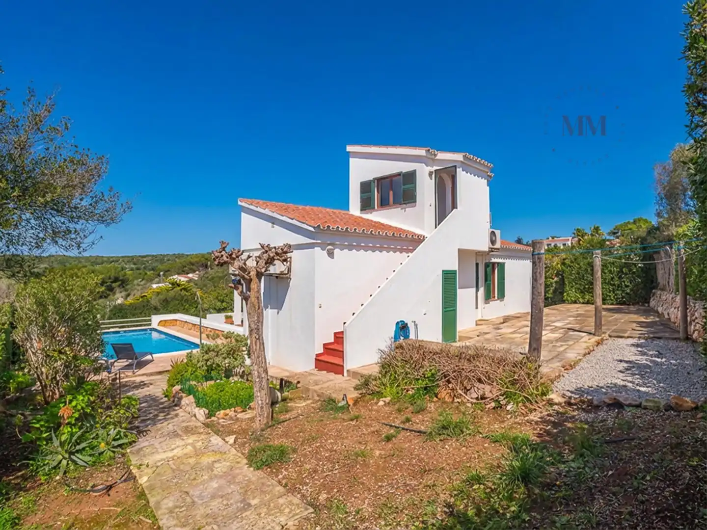 Vista exterior de Casa o xalet en venda en Maó - Mahón amb Aire condicionat, Calefacció i Jardí privat