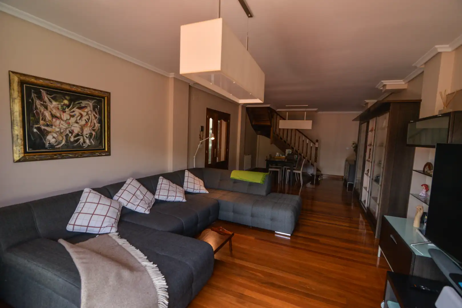 Sala de estar de Casa adosada de alquiler en Plentzia, Bizkaia