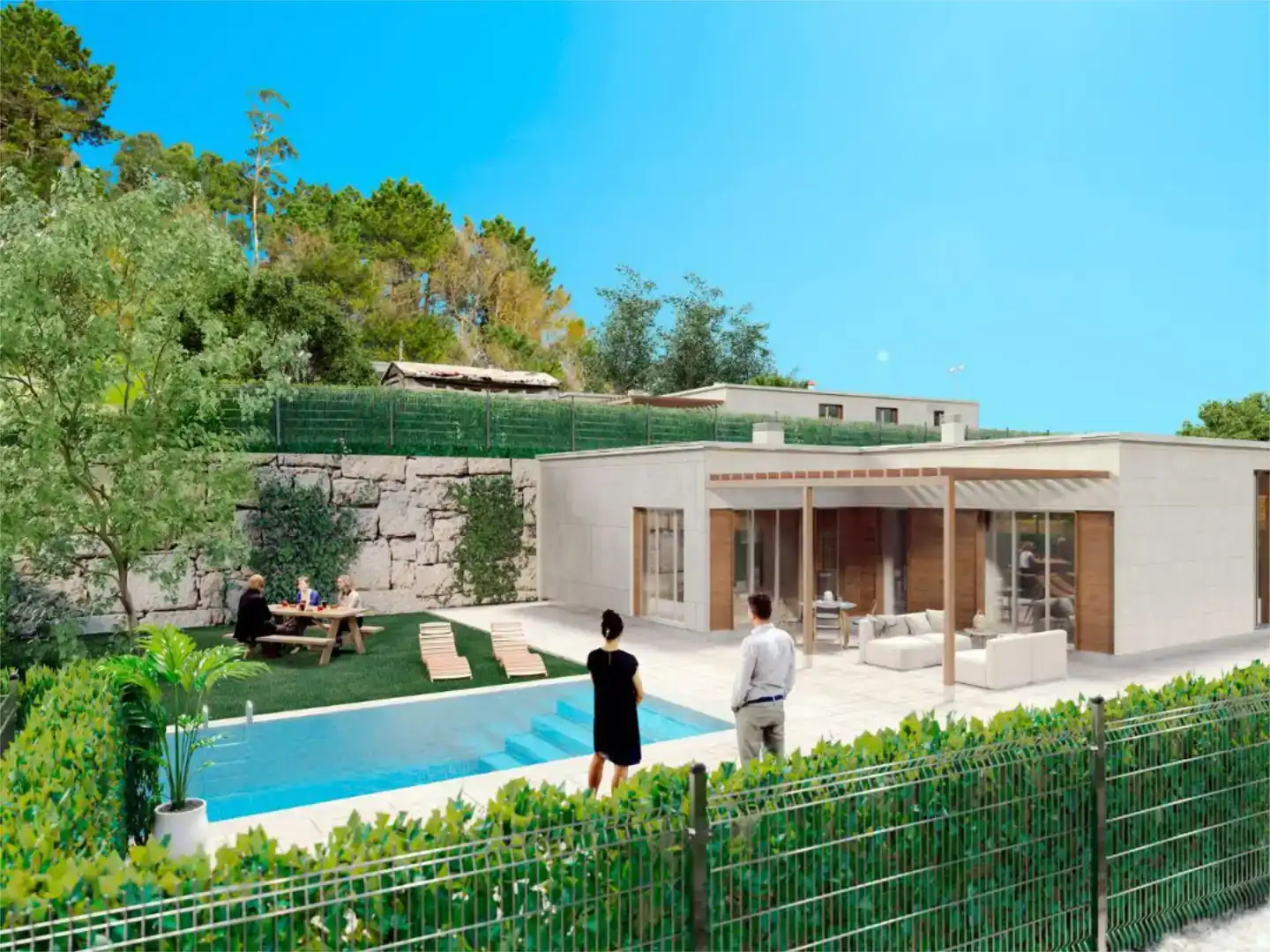 Jardí de Casa o xalet en venda en Vigo 