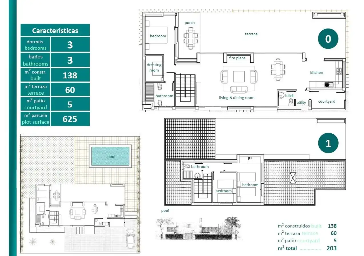 Chalet con piscina en venta en Campo de Murcia, imagen 15