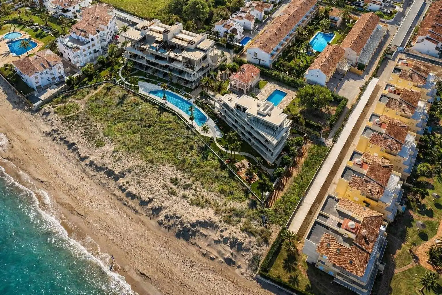 Vista exterior de Ático en venta en Dénia con Aire acondicionado, Calefacción y Jardín privado