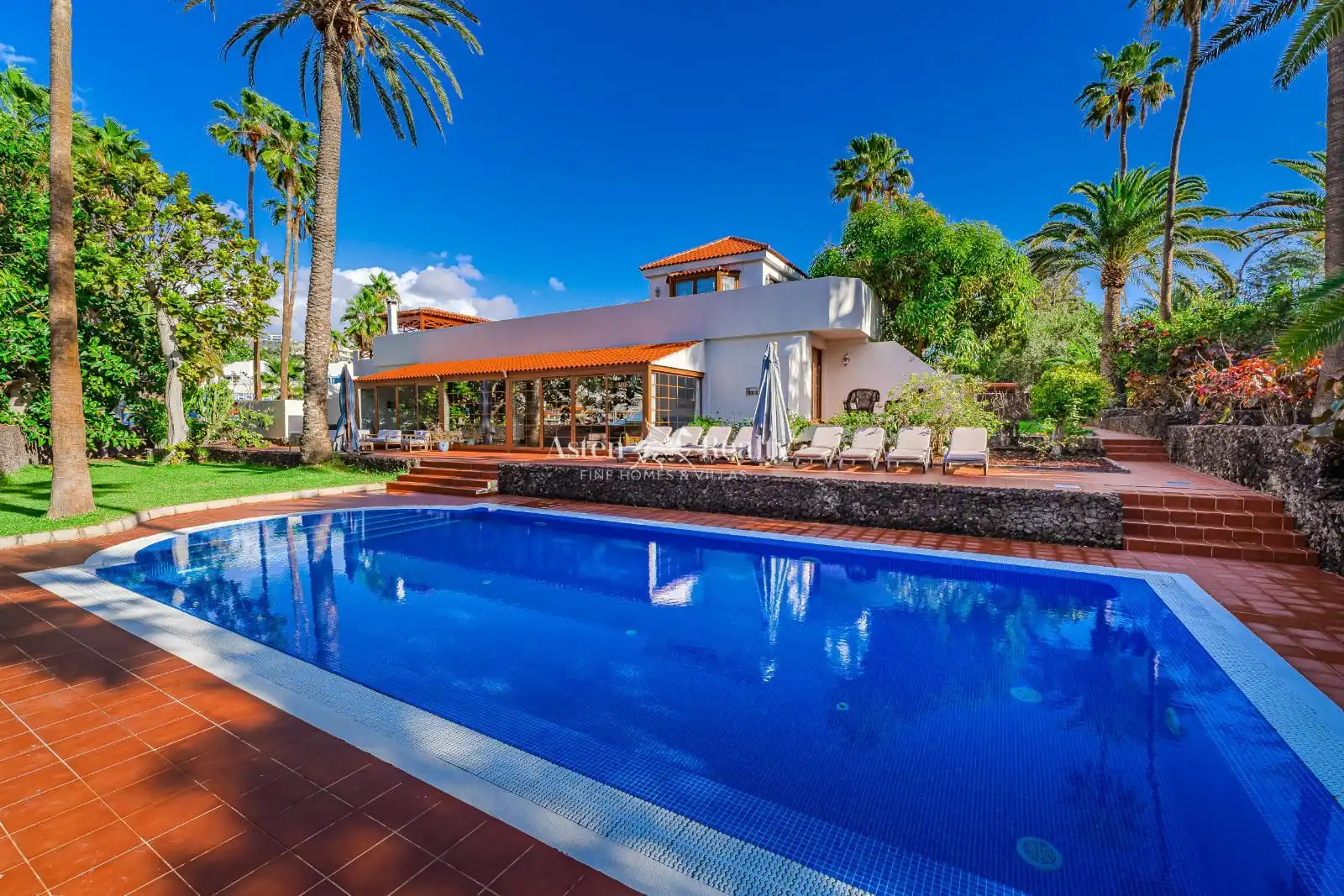 Garden of Houses for sale in Adeje  with Air Conditioner, Terrace and Swimming Pool
