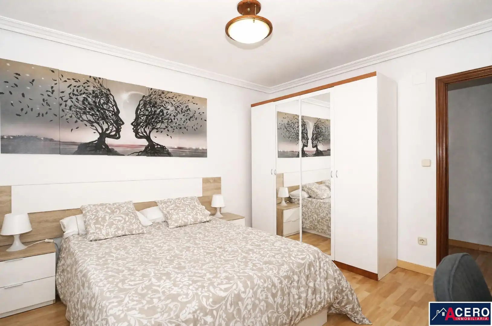 Bedroom of Flat for rent in Piélagos  with Heating, Private garden and Furnished