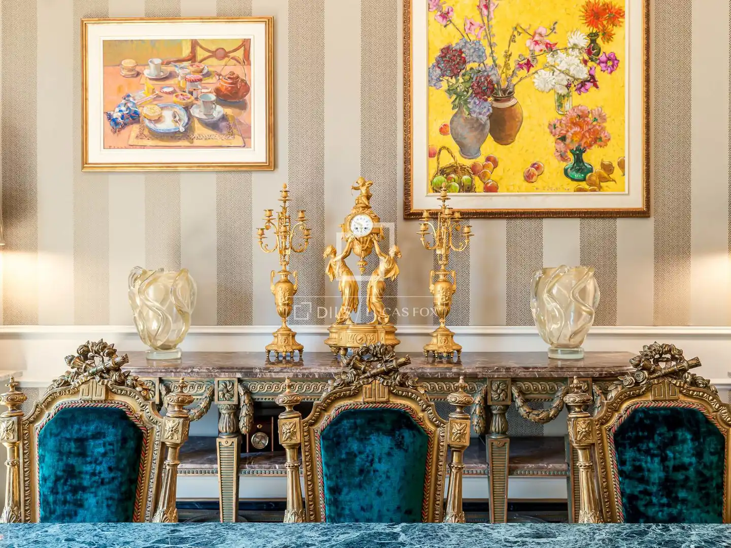 Dining room of Flat for sale in Barcelona  with Air Conditioner, Heating and Furnished
