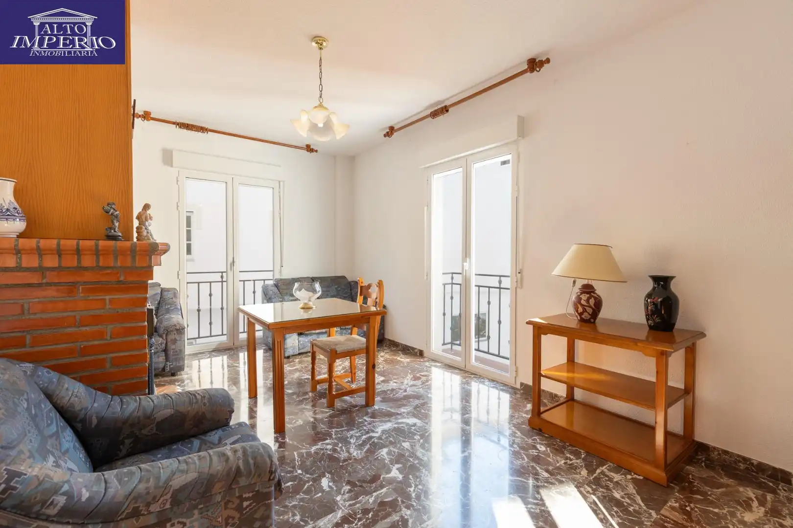 Sala de estar de Piso en venta en Güéjar Sierra con Terraza, Trastero y Balcón