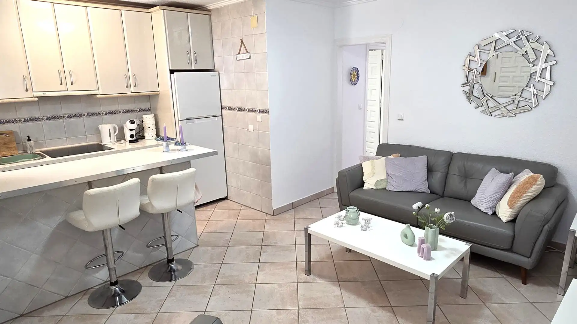 Living room of Detached homes for sale in Cartagena  with Air Conditioner, Terrace and Furnished
