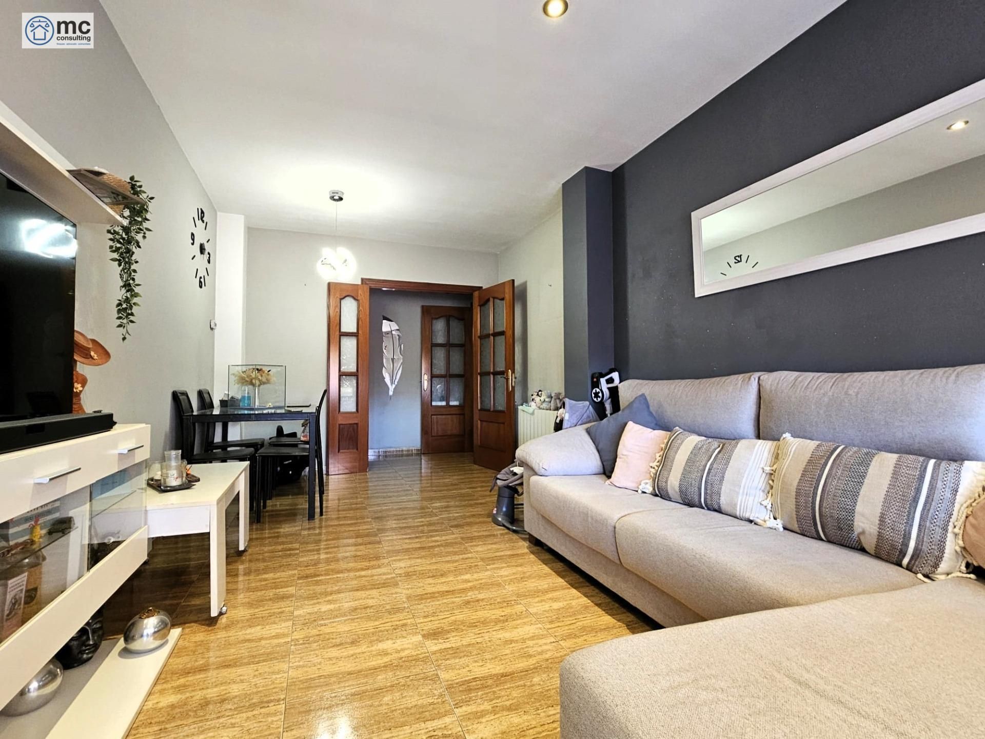 Sala de estar de Piso en venta en Les Franqueses del Vallès con Aire acondicionado, Calefacción y Balcón