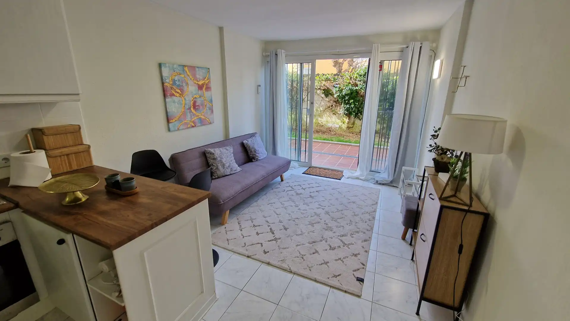Jardín de Planta baja en venta en Estepona con Amueblado y Alarma