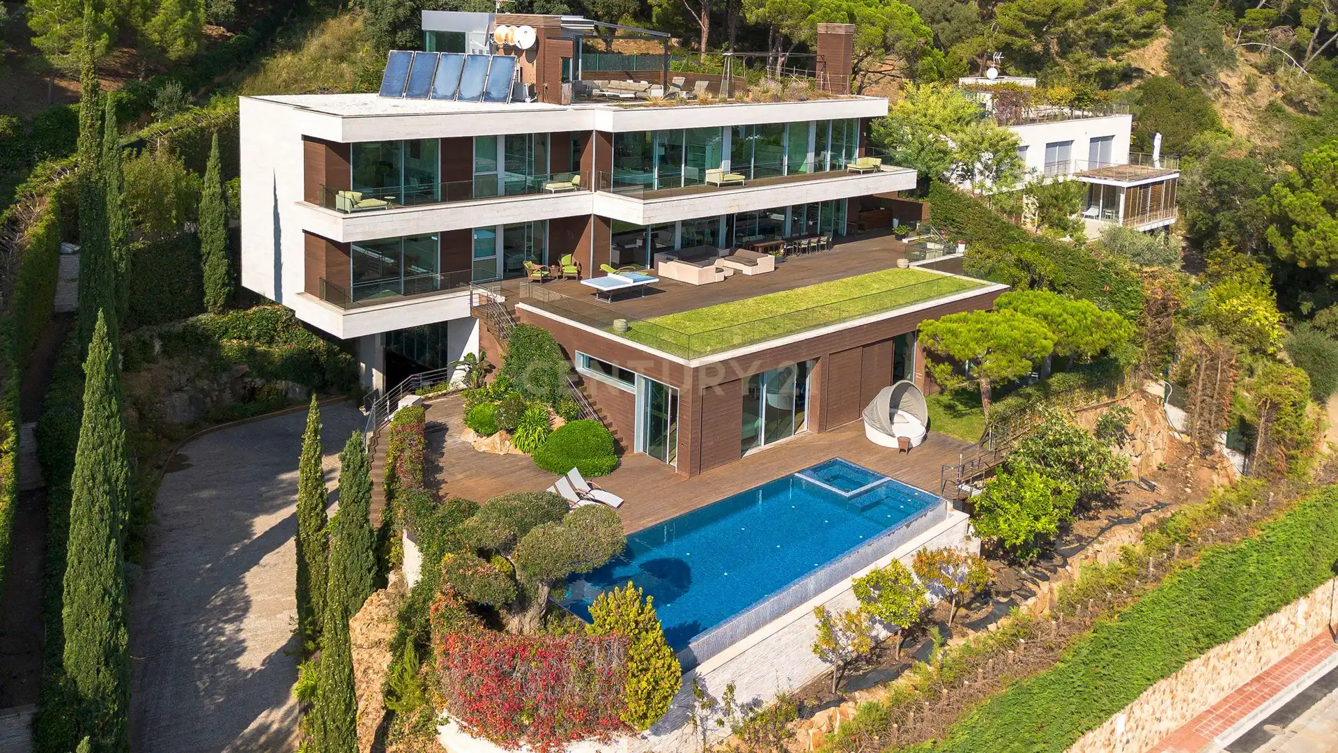 Vista exterior de Casa o chalet en venta en Sant Feliu de Guíxols con Aire acondicionado, Jardín privado y Piscina