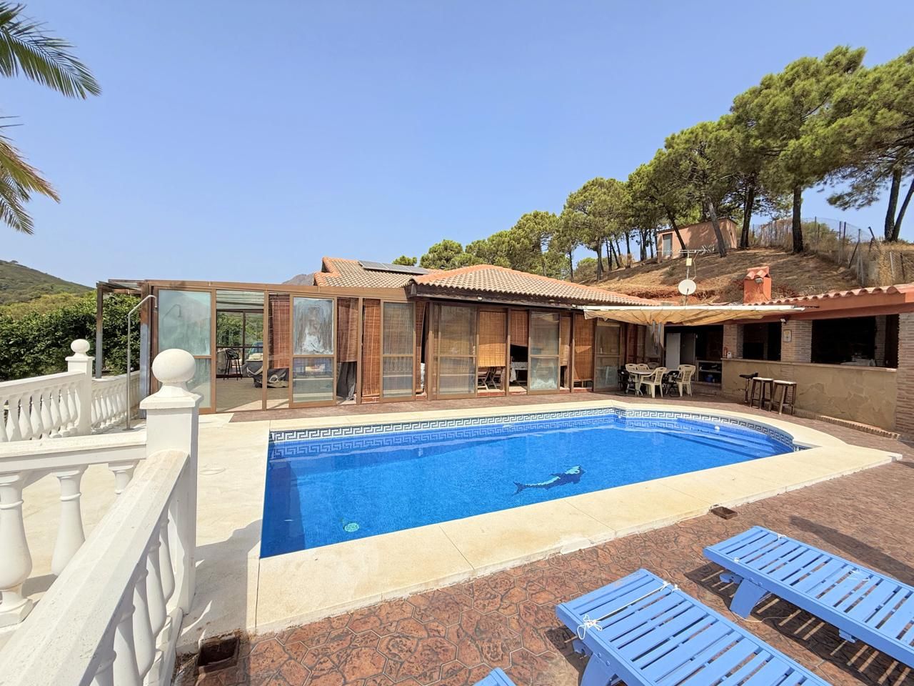 Garden of House or chalet for sale in Estepona  with Air Conditioner, Private garden and Terrace