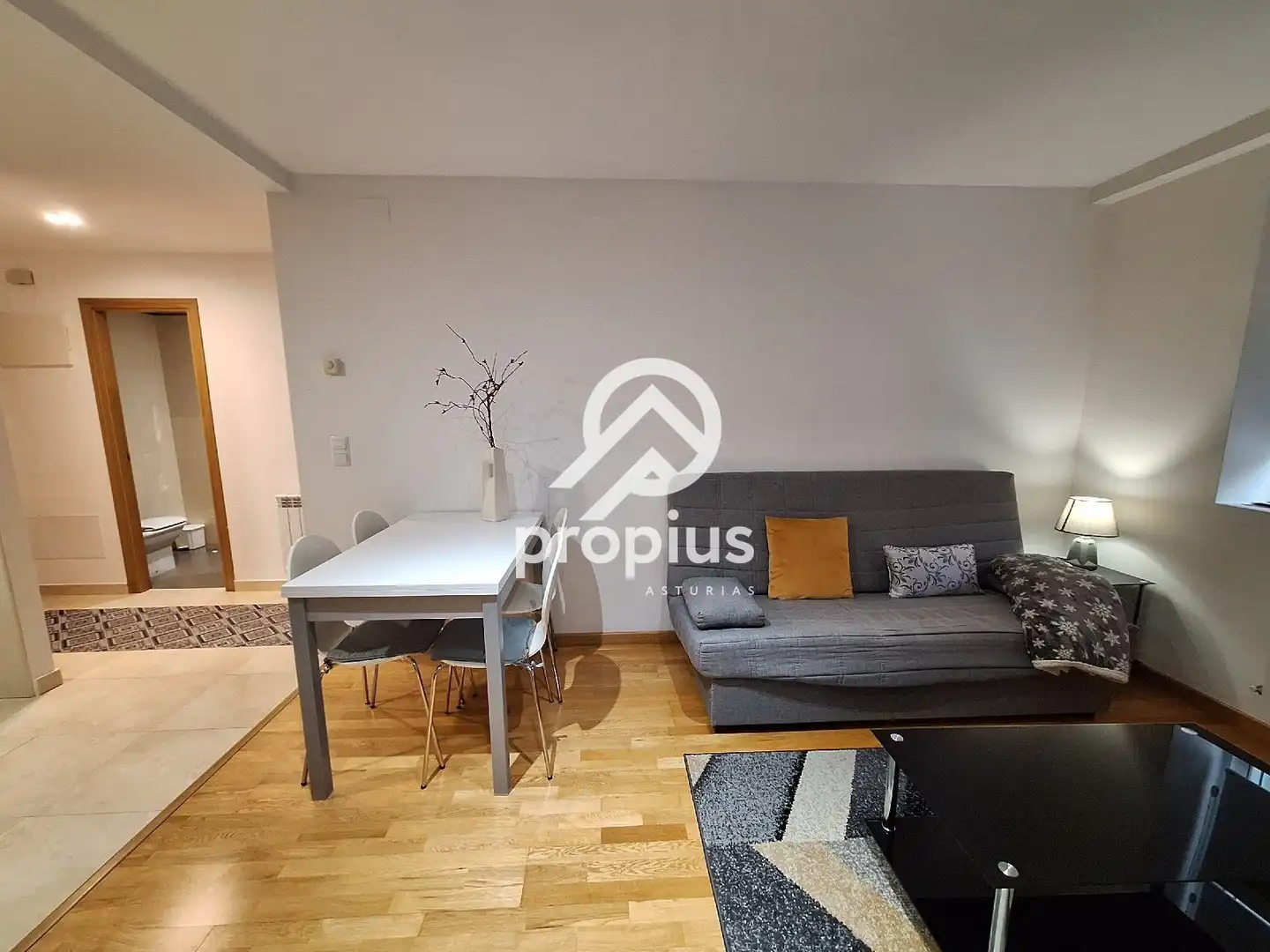Living room of Flat for sale in Parres  with Heating, Storage room and Furnished