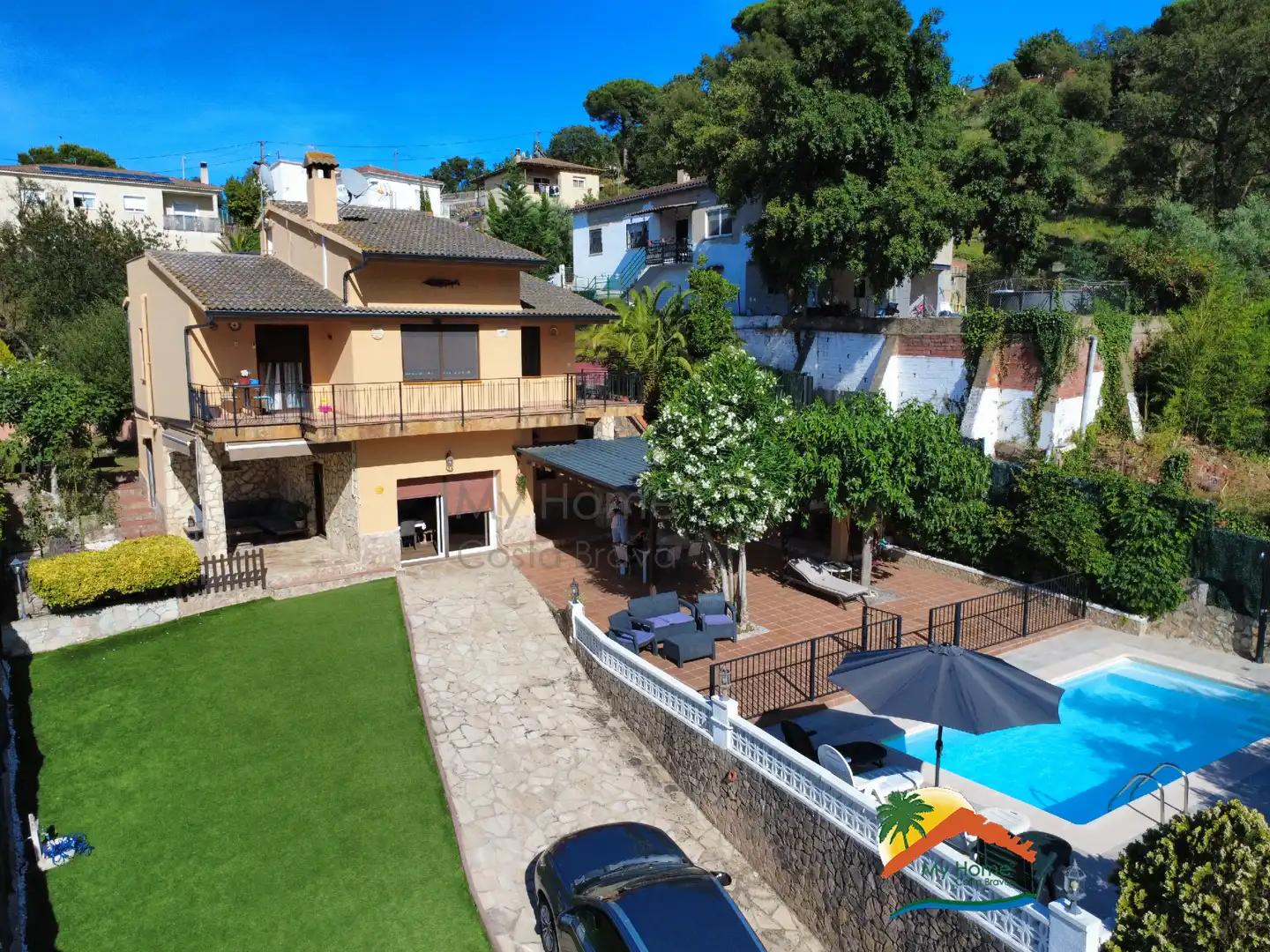 Jardí de Casa o xalet en venda en Maçanet de la Selva amb Jardí privat, Terrassa i Traster