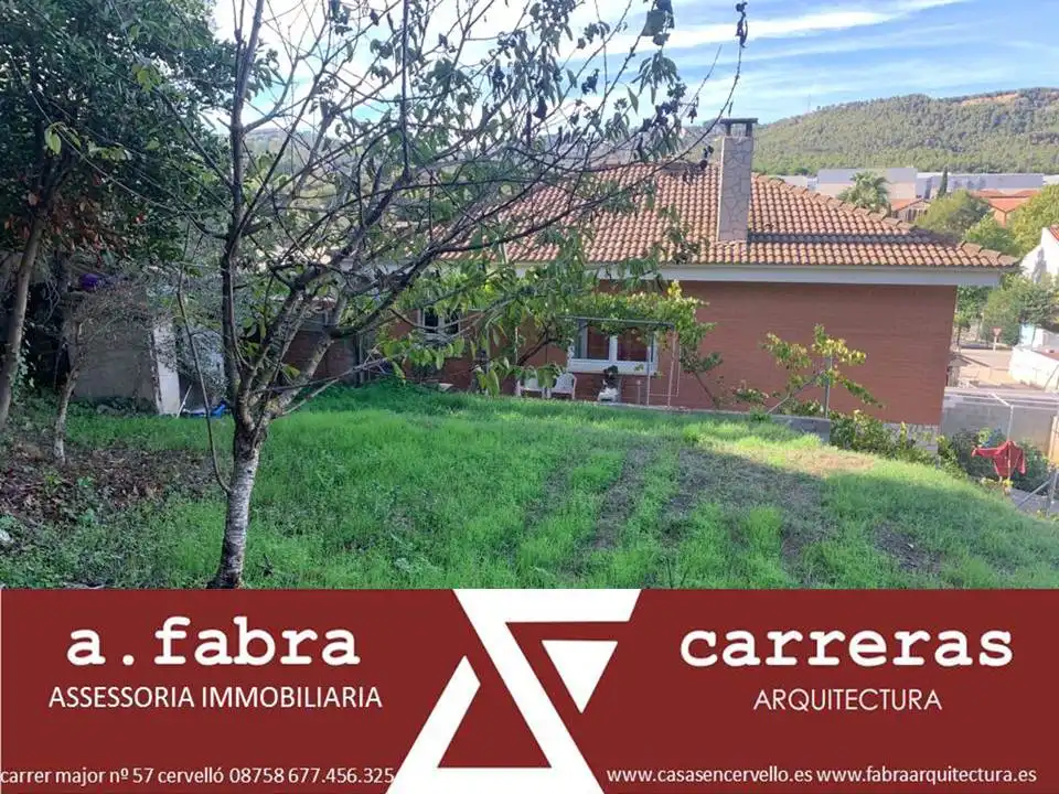 Terreny residencial en venda a Cervelló