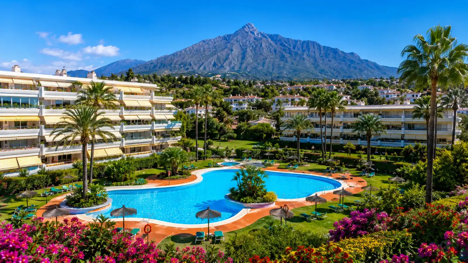 Pis amb piscina en venda a San Pedro de Alcántara