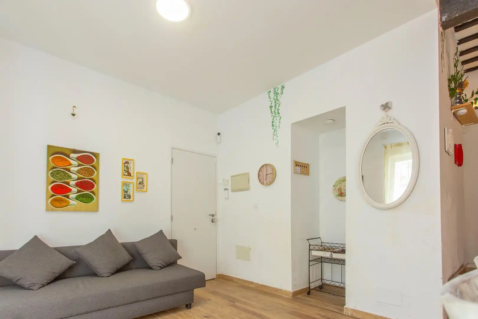 Sala d'estar de Apartament en venda en Jerez de la Frontera amb Calefacció i Moblat