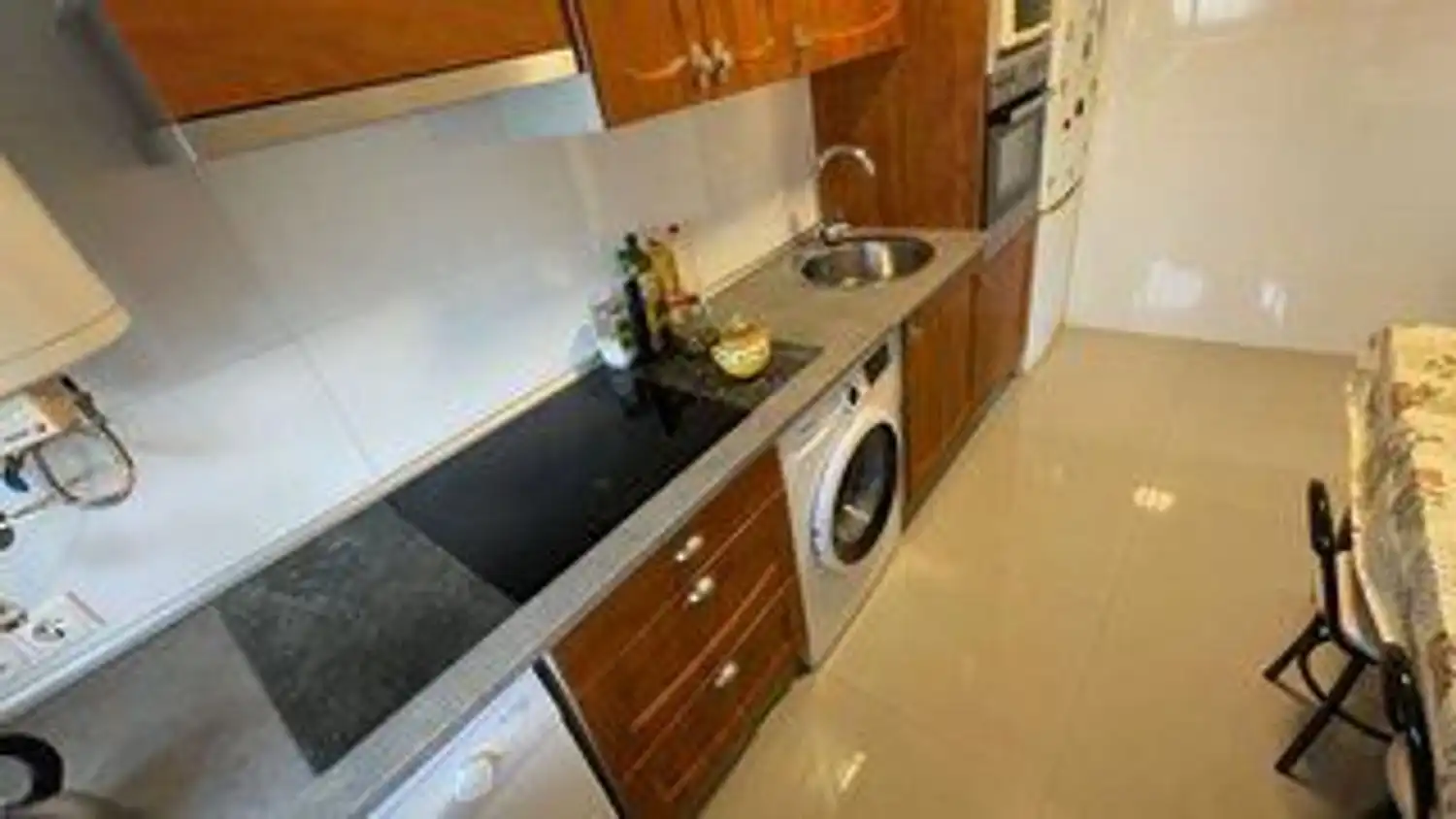 Cocina de Piso en venta en Alicante / Alacant con Aire acondicionado, Calefacción y Jardín privado