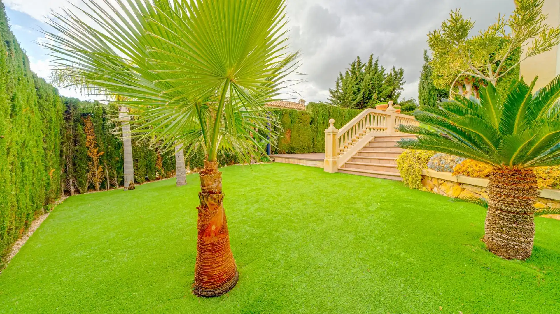 Garten von Haus oder Chalet zum Verkauf in Finestrat mit Klimaanlage, Heizung und Privatgarten