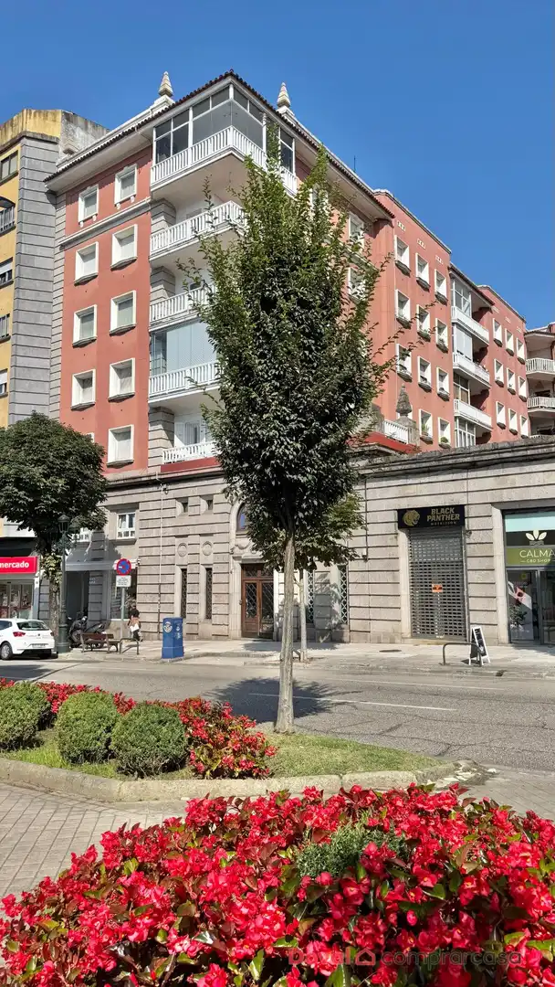 Exterior view of Flat for sale in Vigo   with Heating, Private garden and Terrace
