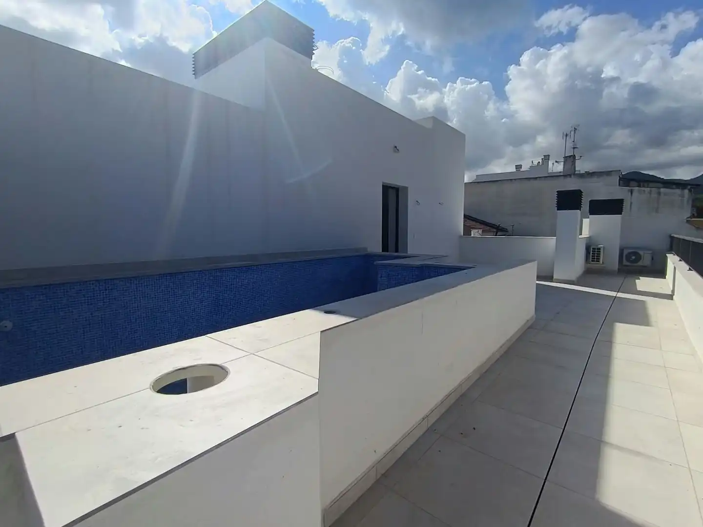 Swimming pool of Flat for sale in Platero - El Limón