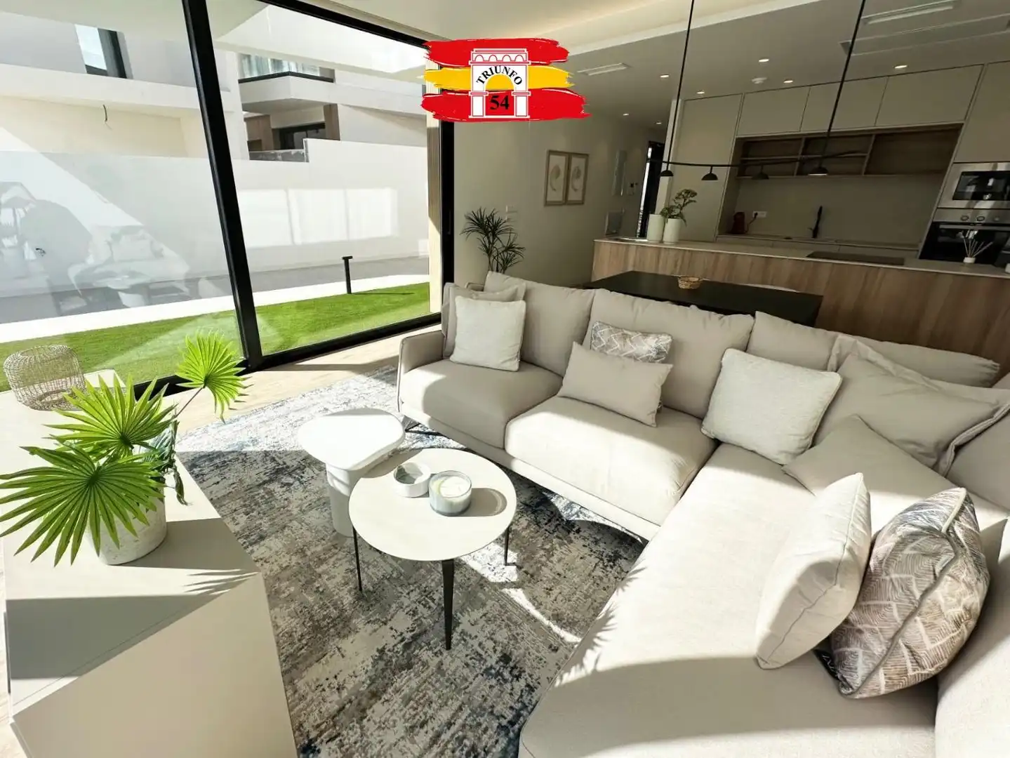 Living room of Houses for sale in Pilar de la Horadada  with Air Conditioner, Heating and Private garden