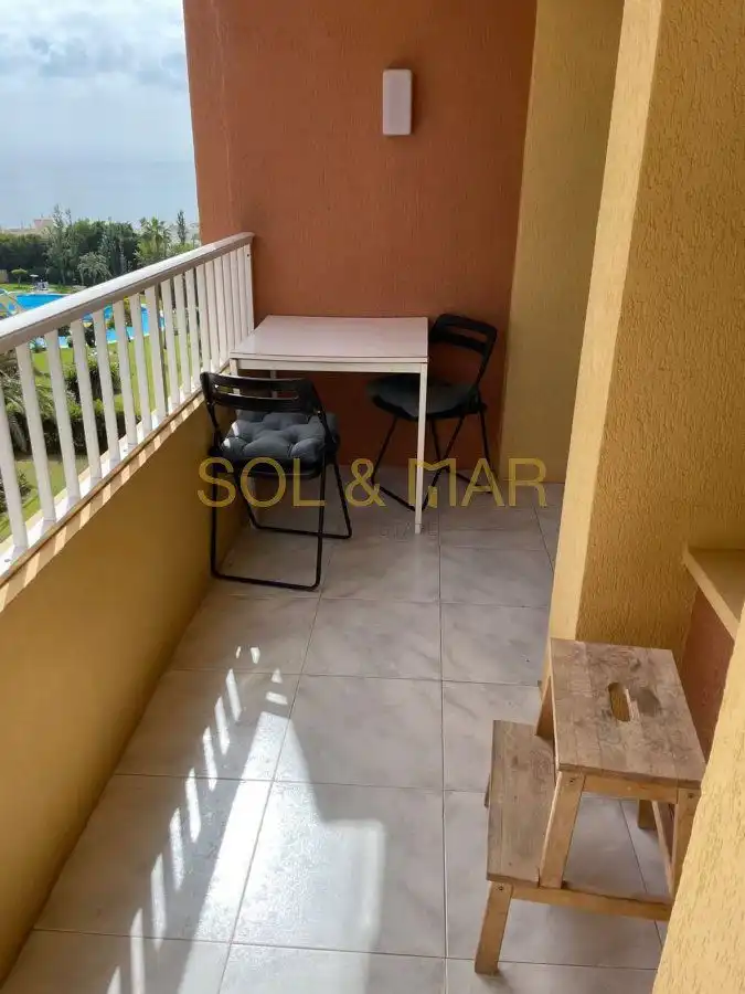 Terrassa de Apartament de lloguer en Benalmádena amb Aire condicionat i Terrassa