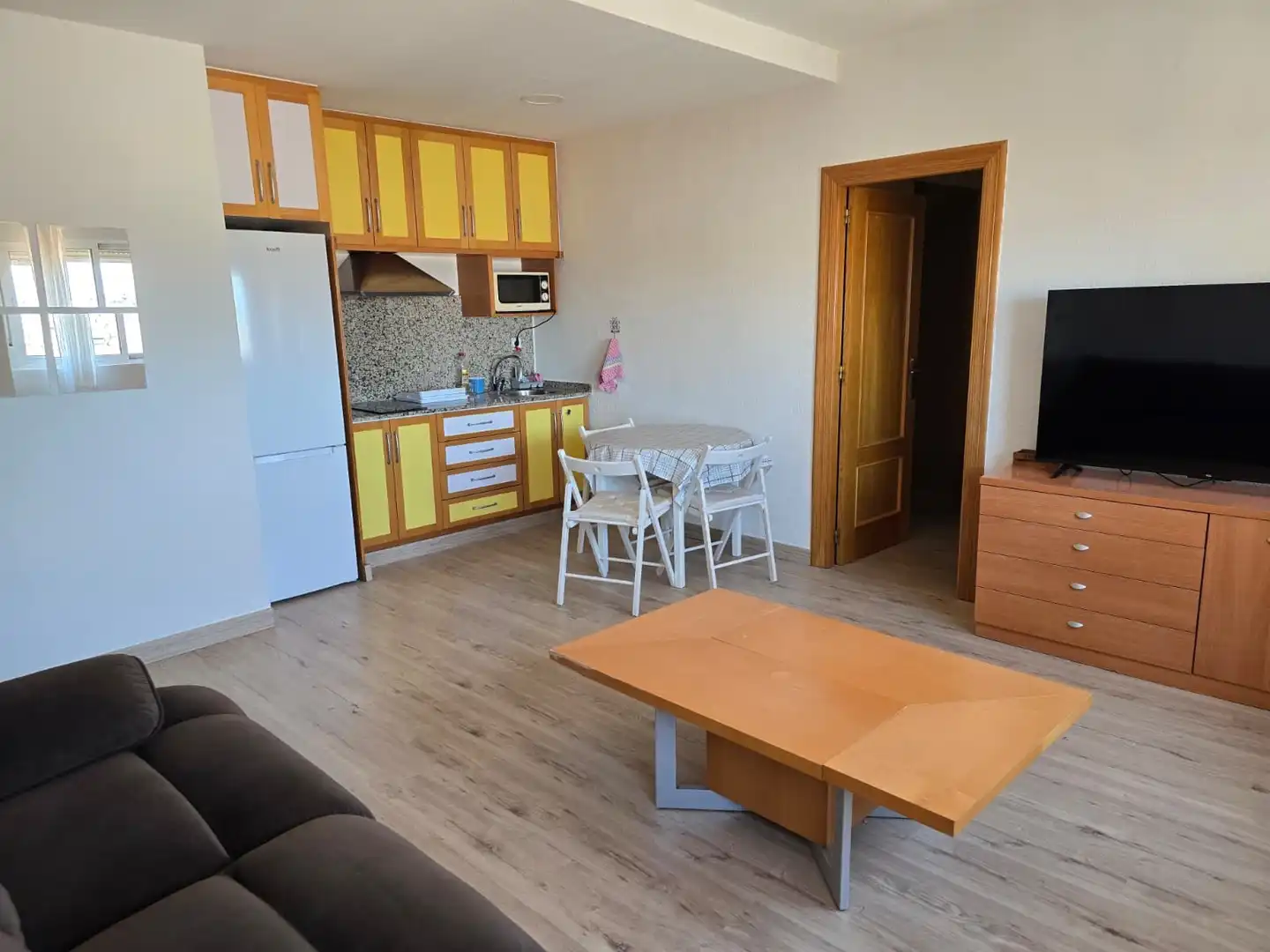 Cocina de Apartamento de alquiler en Murcia con Aire acondicionado, Calefacción y Amueblado