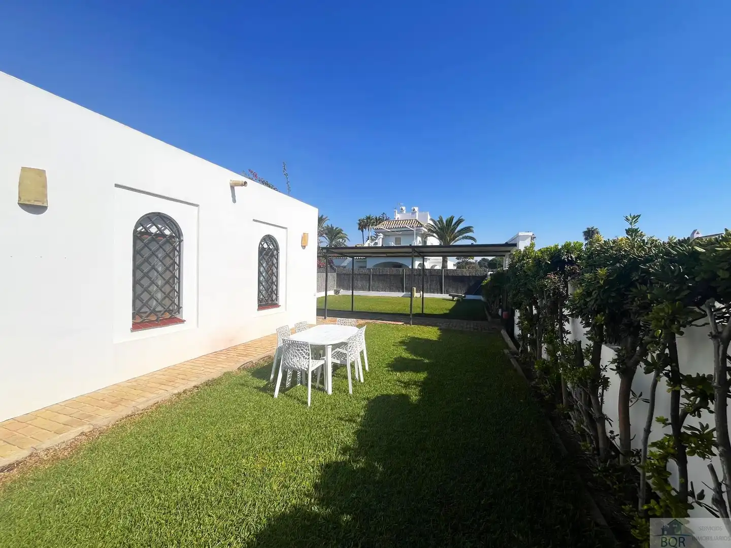 Jardín de Casa o chalet de alquiler en El Puerto de Santa María con Aire acondicionado, Calefacción y Terraza