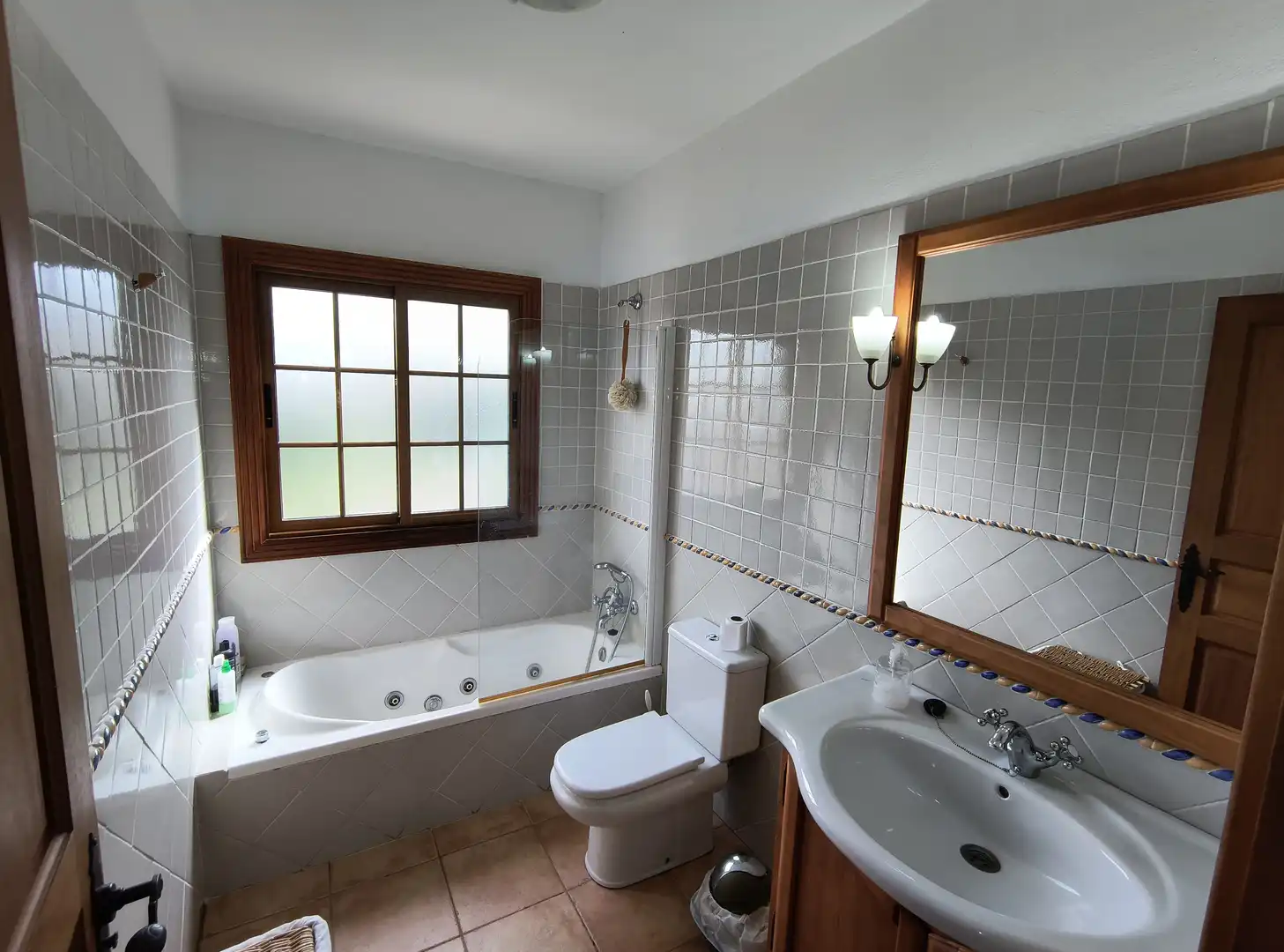 Baño de Casa o chalet en venta en La Orotava con Jardín privado, Parquet y Terraza