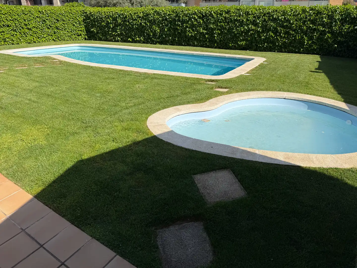 Piscina de Piso de alquiler en  Lleida Capital con Calefacción, Parquet y Amueblado