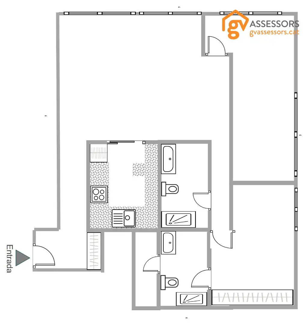 Piso en venta en Barcelona con Aire acondicionado, Calefacción y Parquet