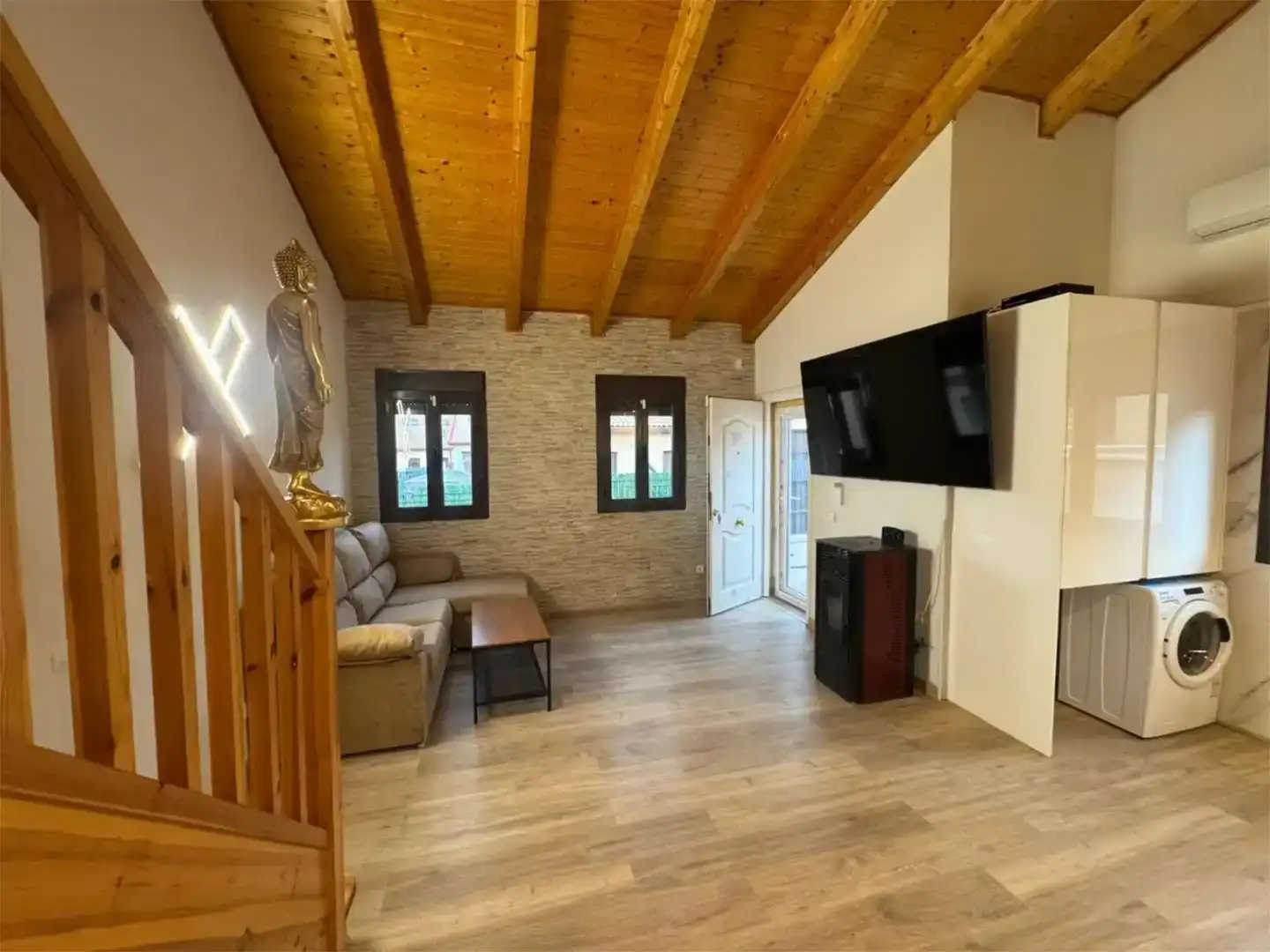 Sala d'estar de Pis en venda en Ituero y Lama amb Jardí privat