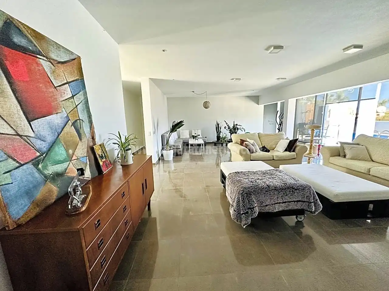 Sala de estar de Casa o chalet en venta en Puerto de la Cruz con Jardín privado, Terraza y Piscina