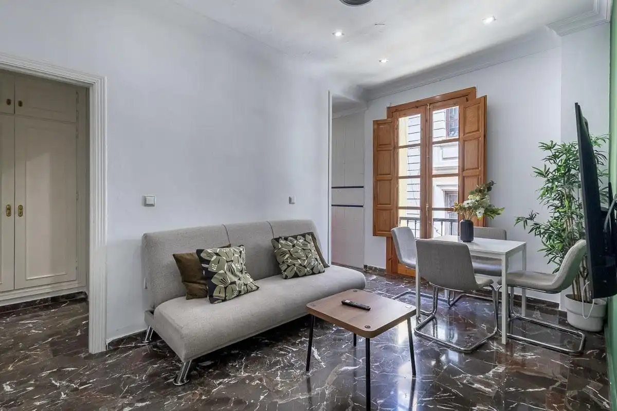 Living room of Flat for sale in Granada  with Balcony
