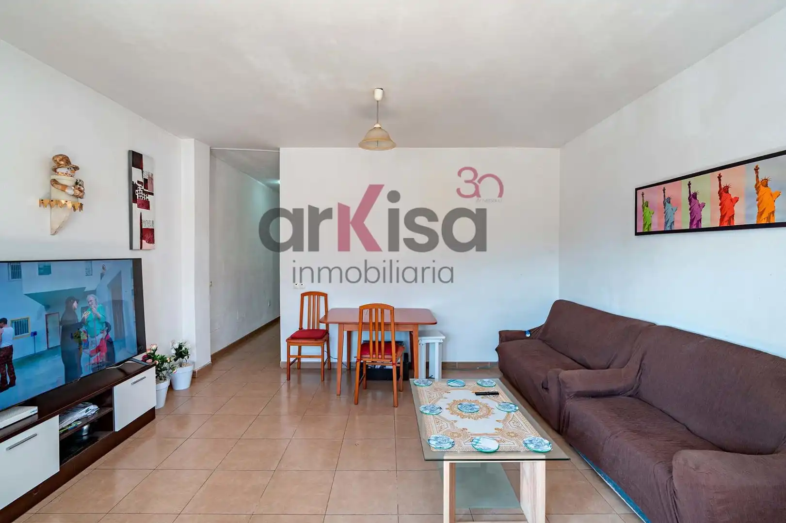Sala de estar de Piso en venta en El Ejido con Trastero y Amueblado