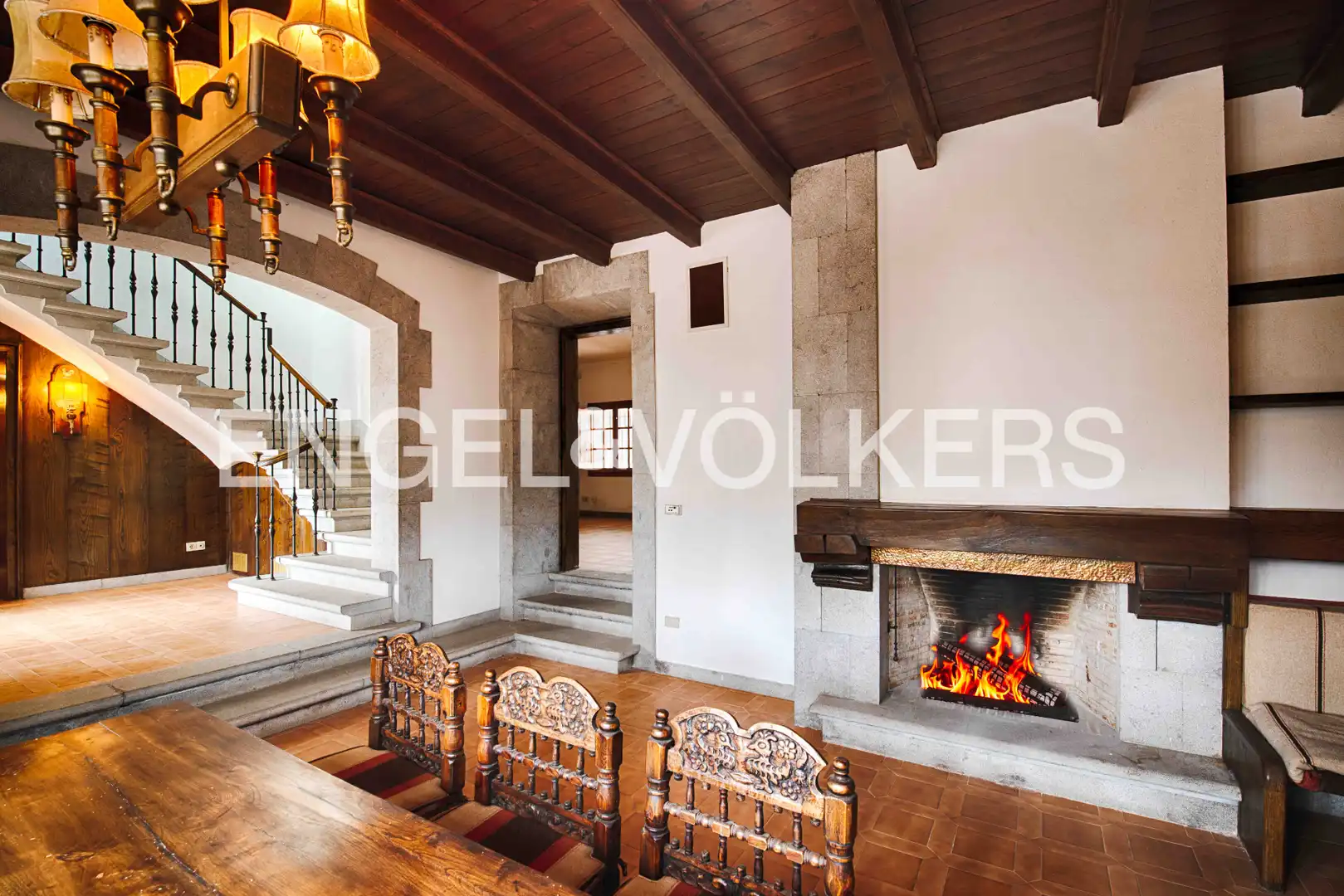 Sala de estar de Casa adosada en venta en Ordis con Calefacción, Jardín privado y Terraza