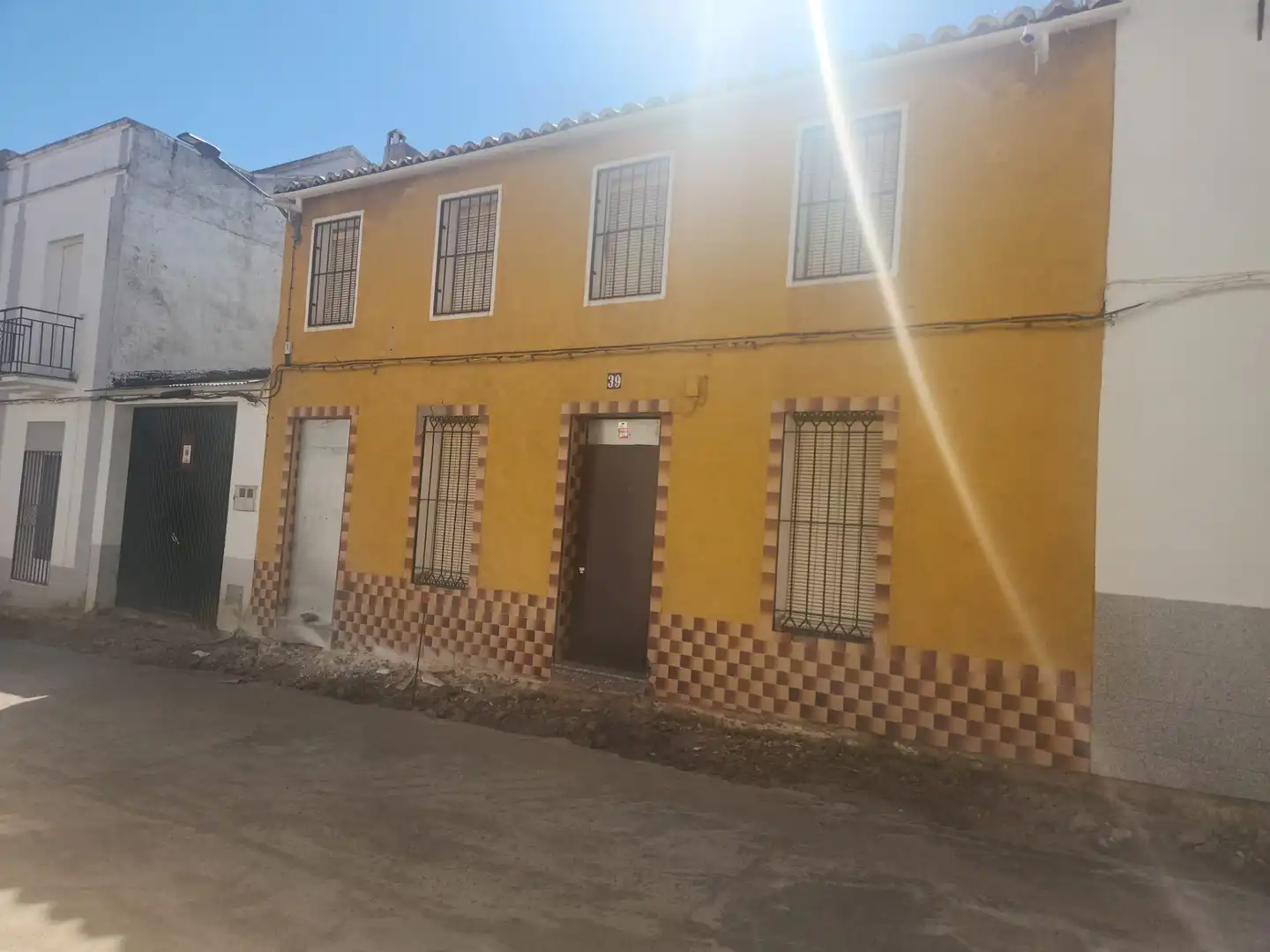 Vista exterior de Casa adosada en venta en Membrío, Cáceres