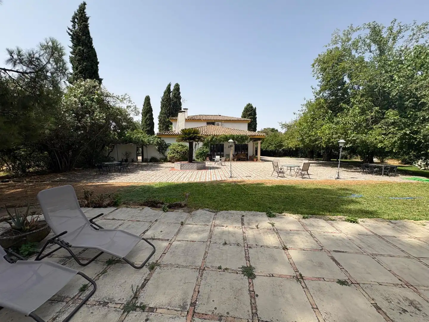Jardí de Casa o xalet en venda en Córdoba amb Aire condicionat, Jardí privat i Piscina