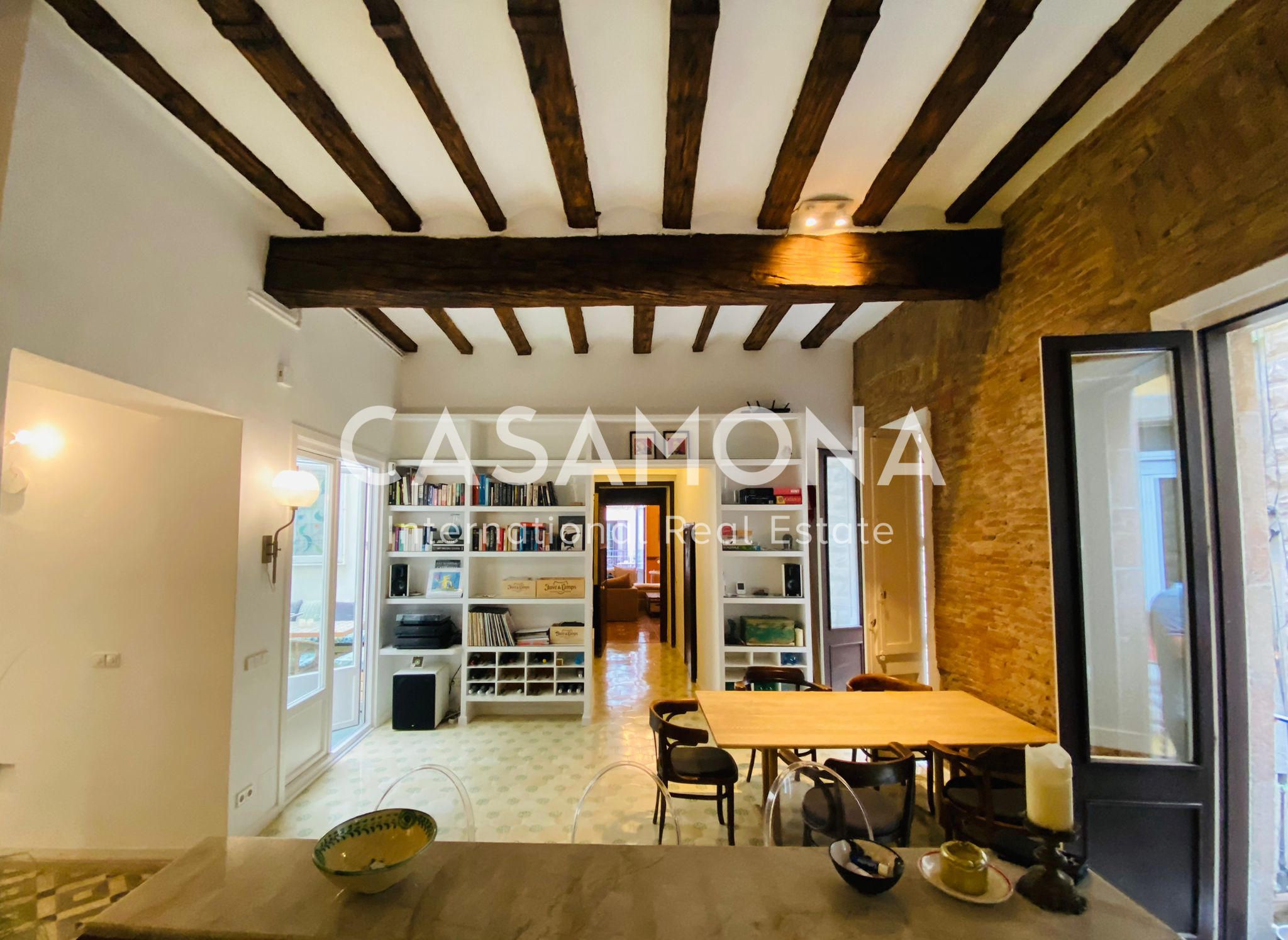 Vista exterior de Apartament en venda en  Barcelona Capital amb Terrassa