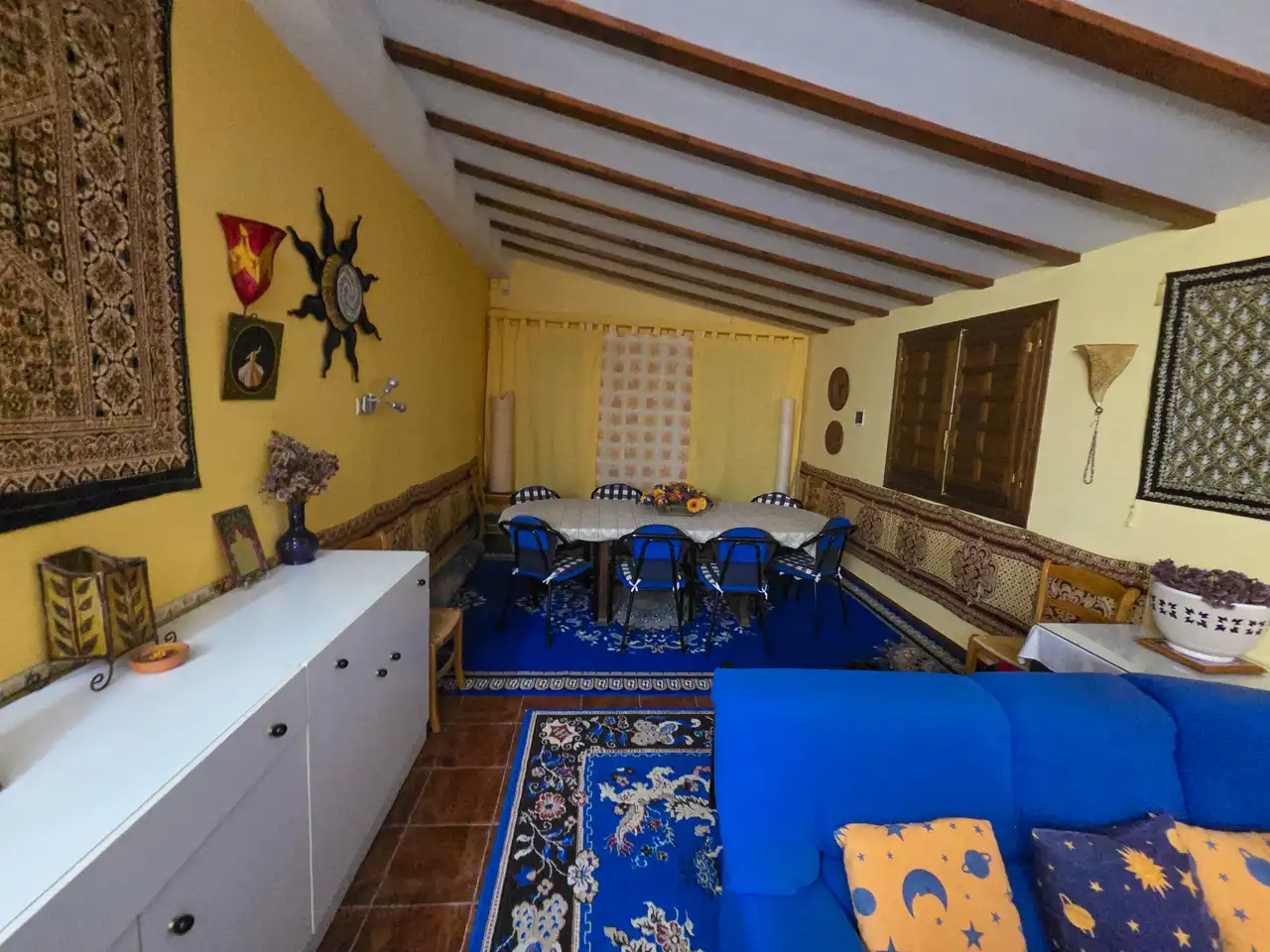 Menjador de Casa o xalet en venda en Elche / Elx amb Jardí privat, Terrassa i Piscina