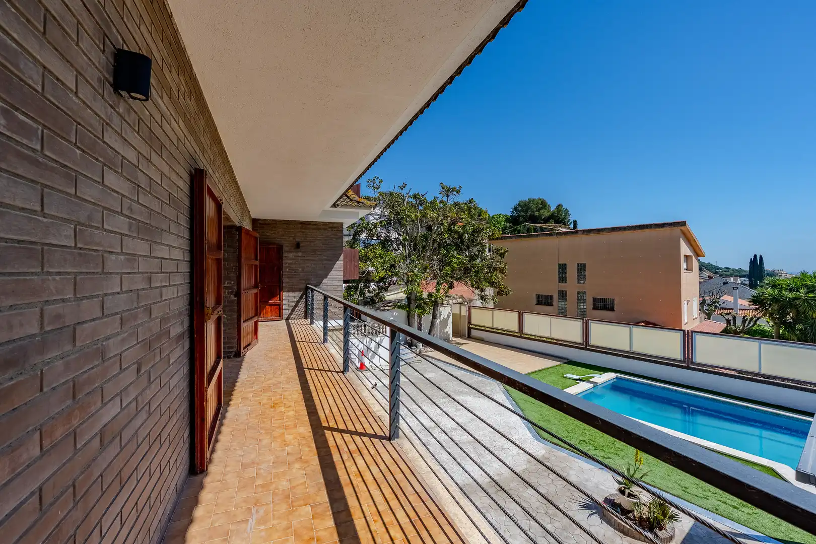 Terrassa de Casa o xalet en venda en Tiana amb Aire condicionat, Calefacció i Jardí privat