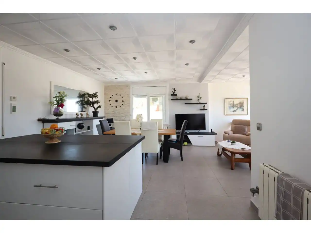 Sala d'estar de Casa o xalet en venda en Lloret de Mar amb Aire condicionat, Calefacció i Jardí privat