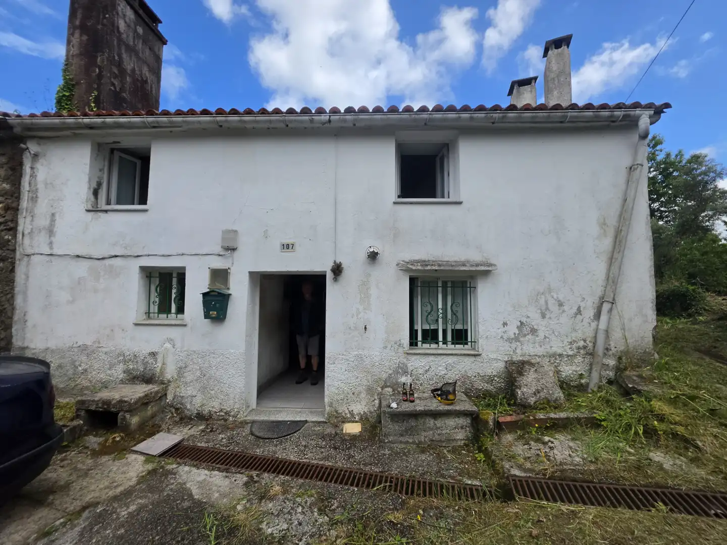 Vista exterior de Finca rústica en venda en Vimianzo amb Jardí privat i Traster