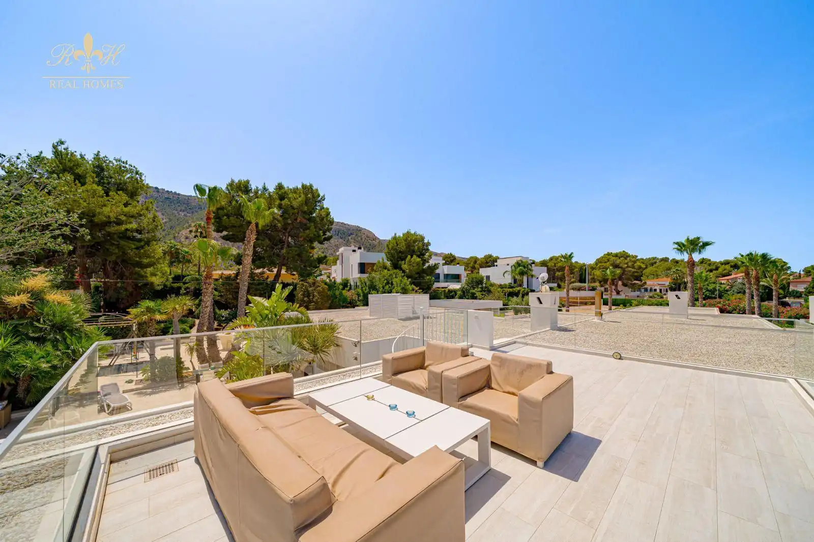 Terrace of Houses for sale in L'Alfàs del Pi  with Air Conditioner, Terrace and Swimming Pool