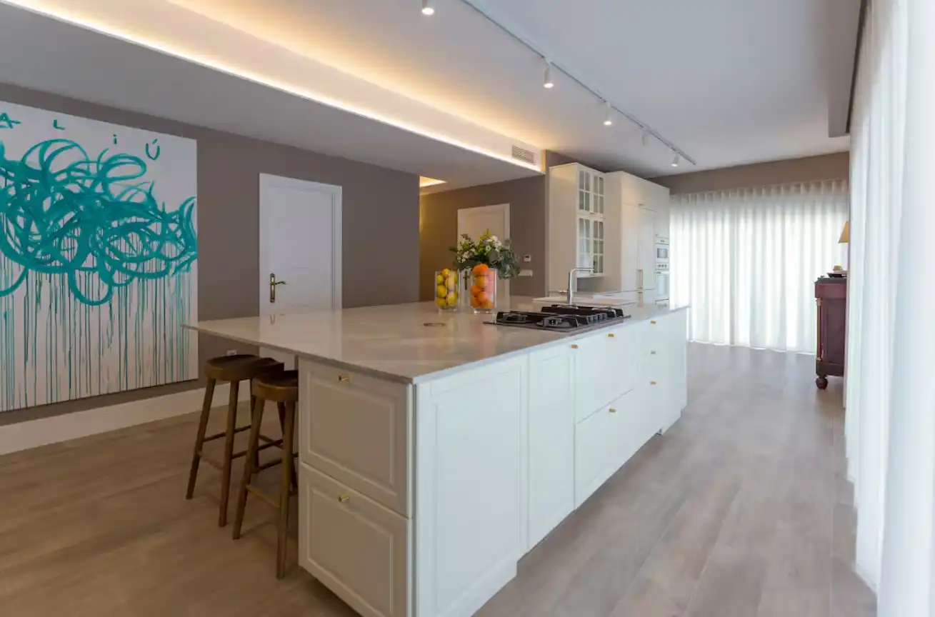 Cuina de Apartament de lloguer en Alicante / Alacant amb Aire condicionat, Calefacció i Parquet