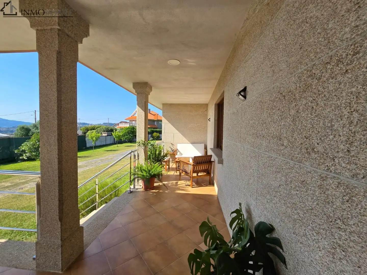Jardí de Casa o xalet en venda en Pontevedra Capital  amb Calefacció, Jardí privat i Terrassa