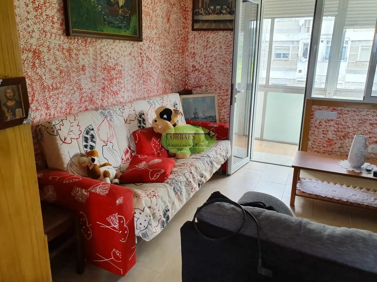 Sala de estar de Piso en venta en Celanova con Calefacción y Amueblado